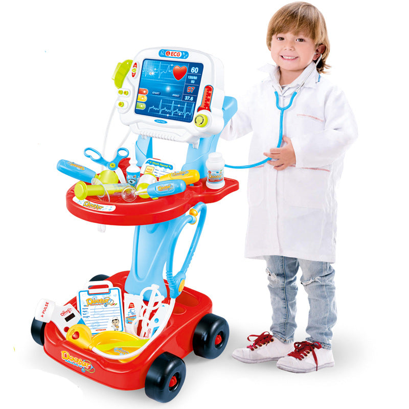 Children's family toys simulation happy small doctors toys medical small clinic medical combination game set