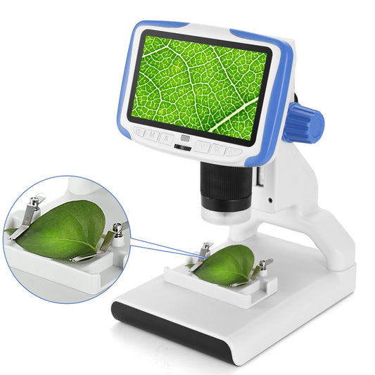 Andonstar AD205 Digital Desktop Mini Microscope with 5 Inch LCD Screen Student Educational Biologic for Kids Children Gift
