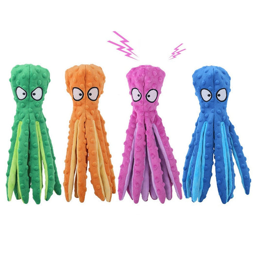 Interactive Octopus Squeak Toy bläckfisk