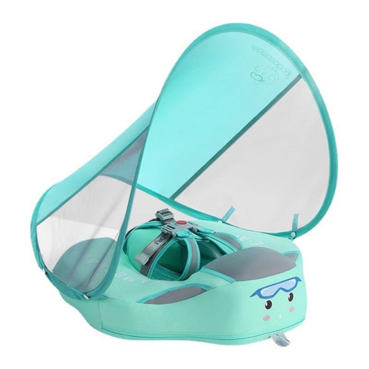 Baby Swimming Float With Sun Canopy Toy