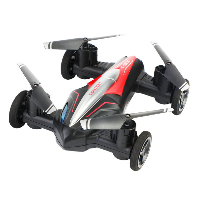 Cross-border Amazon remote control drone toy stunt landing air dual-use four-axis aircraft can be set to take off