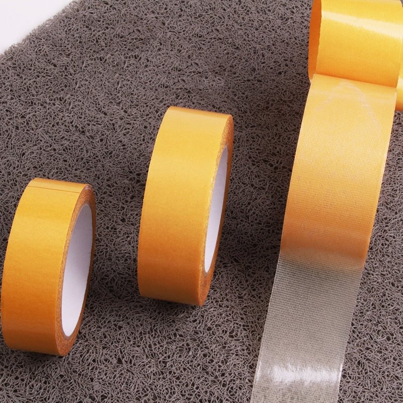 Strong Fixation Of Double Sided Cloth Base Tape, Translucent Mesh Waterproof Super Traceless High Viscosity Carpet Adhesive