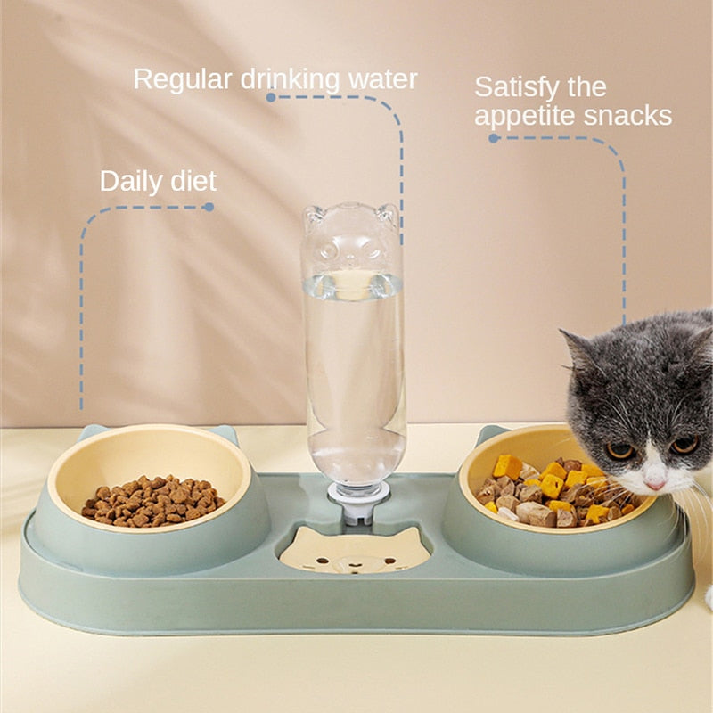 Pet Cat Automatic Feeder Bowl